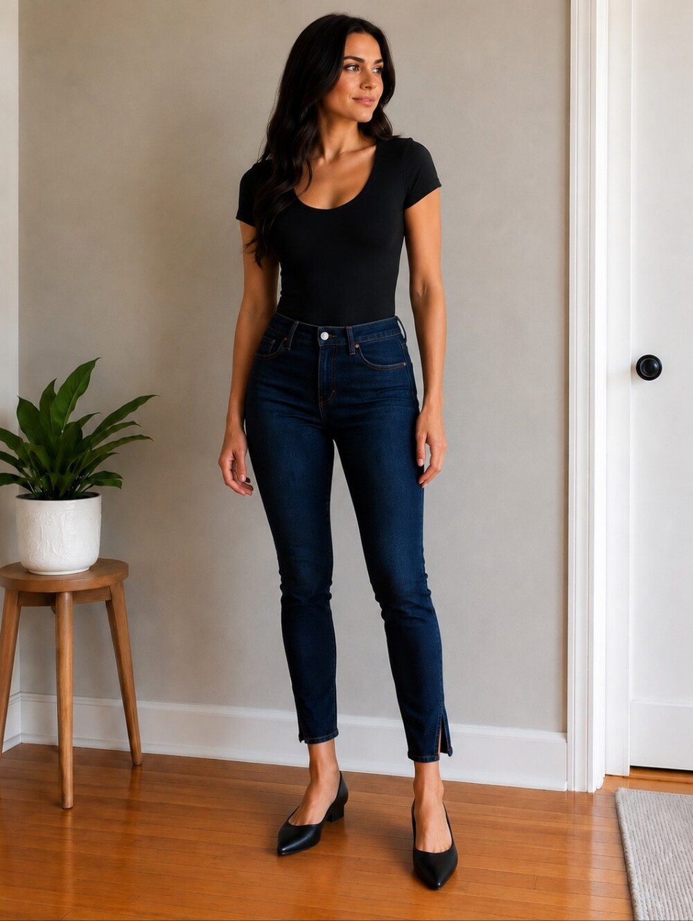 AG Adriano Goldschmied Farrah Skinny Ankle Jeans Women's 28R Dark Wash